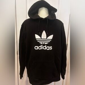 Addias Trefoil Black Hoodie size Medium